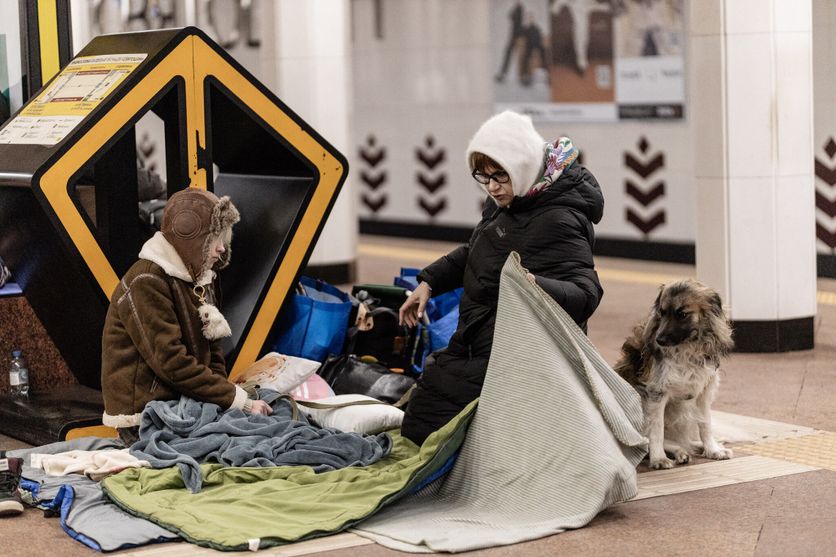 UKRAINE-KYIV-METRO-SHELTER-AIR-ATTACKS-07-02-2026 Les défis énergétiques et diplomatiques de l’Ukraine face aux attaques russes