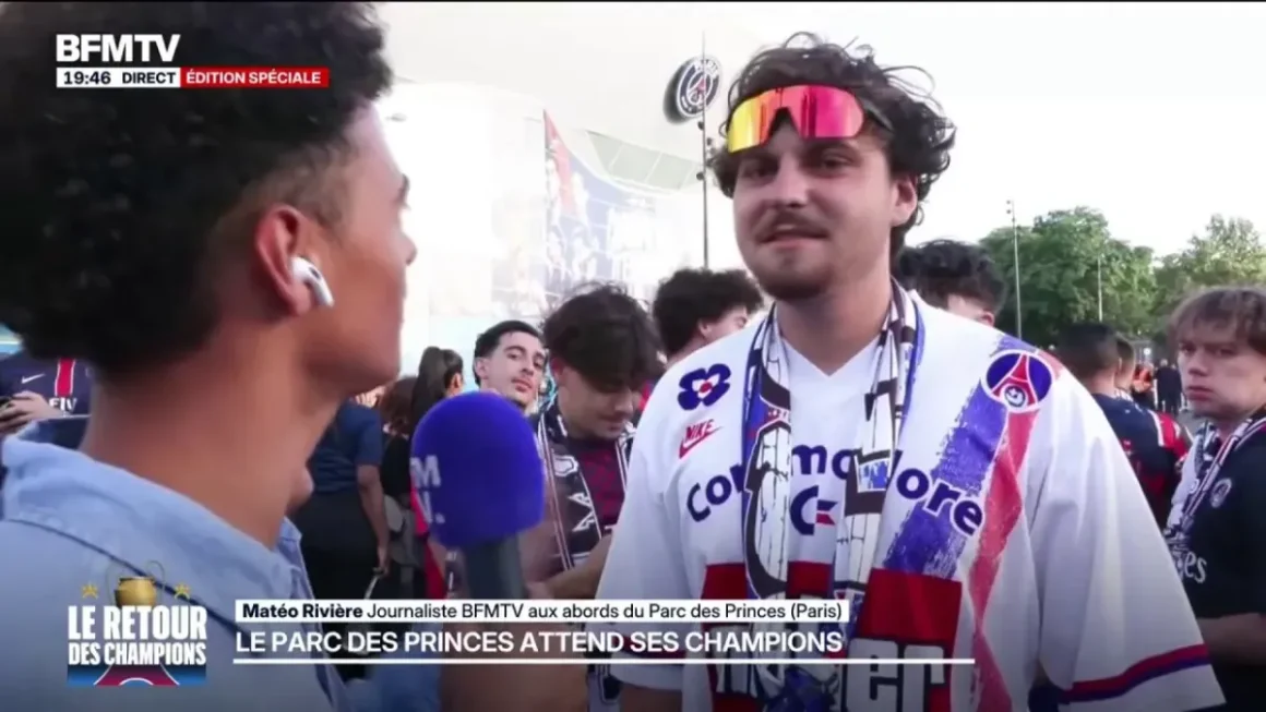 Les supporters du PSG au Parc des Princes pour accueillir les joueurs