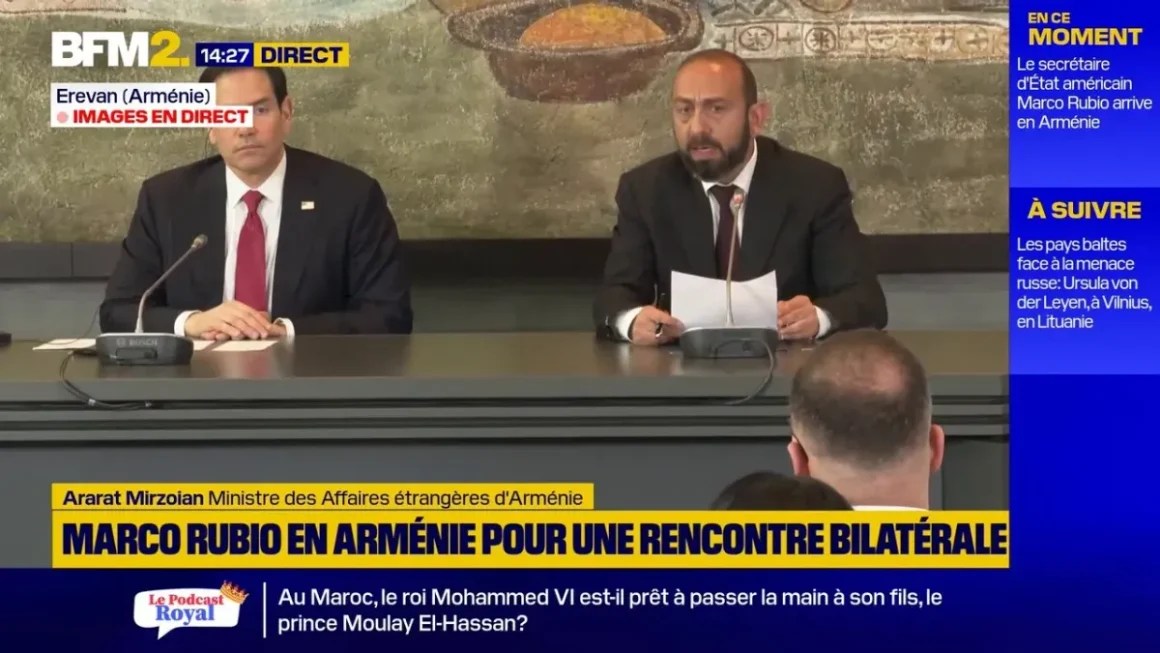 Visite du secrétaire d’État américain en Arménie