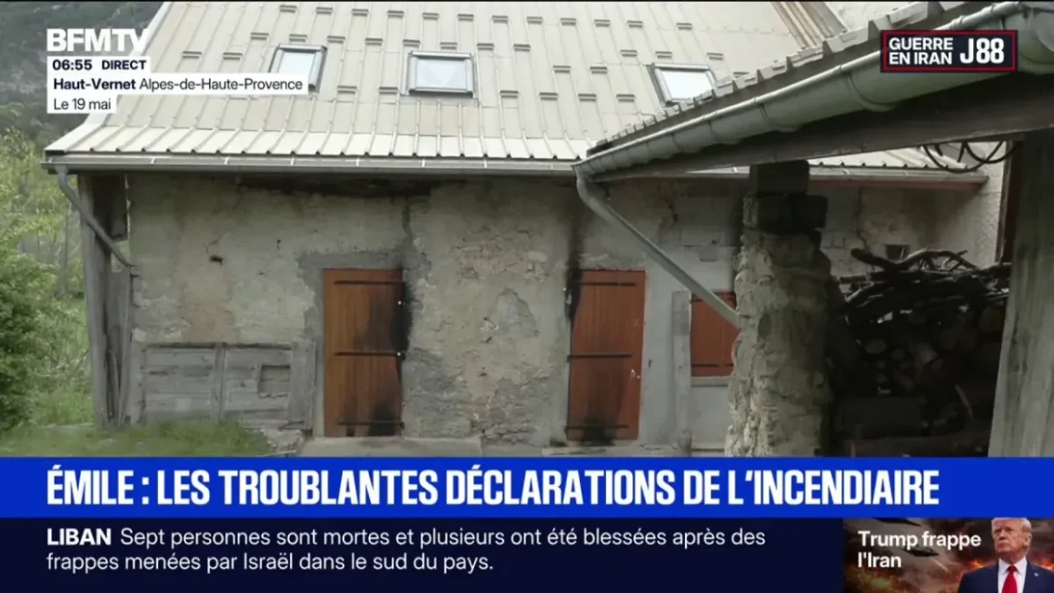 La maison secondaire des grands-parents d’Émile visée par un incendie