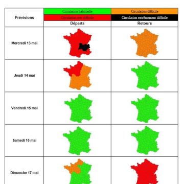 Circulation dense prévue pour le week-end de l’Ascension