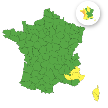 Vigilance jaune pour orages et canicule dans plusieurs départements