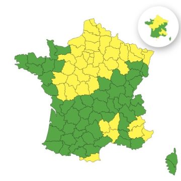 Vigilance météorologique en France : 42 départements concernés