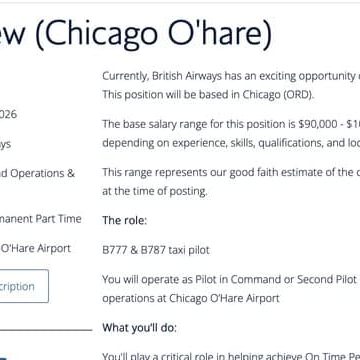 Les pilotes au sol de British Airways à Chicago