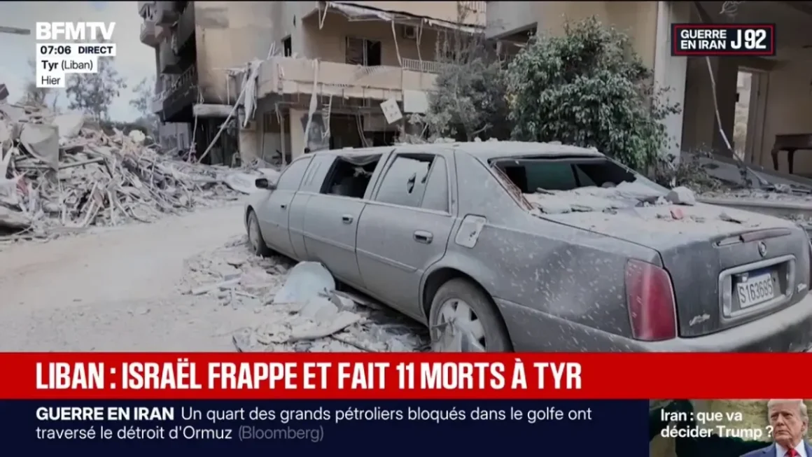 Frappes israéliennes au sud du Liban