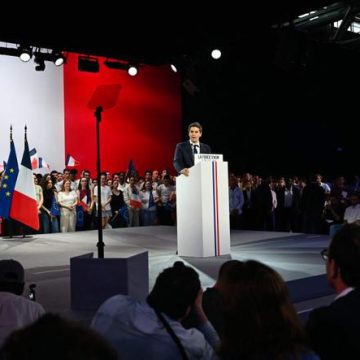Réunion de campagne de Gabriel Attal en vue de 2027 au Parc des Expositions de Paris