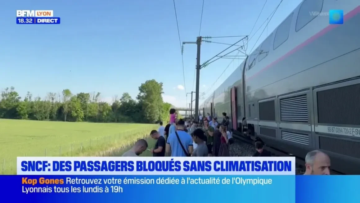 Des trains à l’arrêt près de Lyon : conditions difficiles pour les passagers