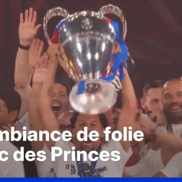 Les célébrations du PSG au Parc des Princes