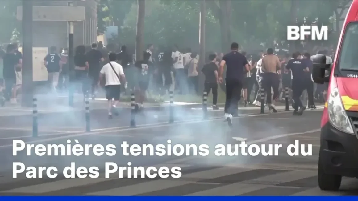 Incidents autour du Parc des Princes lors d’un match