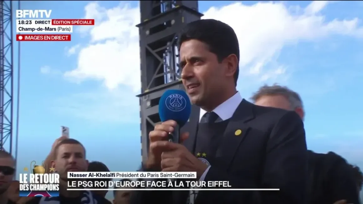 Le discours de Nasser al-Khelaïfi au Champ-de-Mars