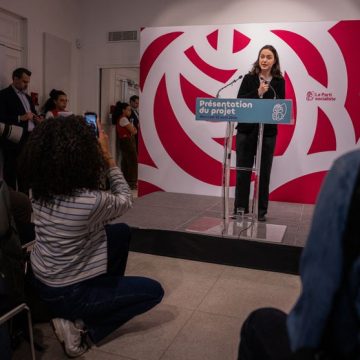 Le Parti socialiste présente son nouveau projet politique à Paris