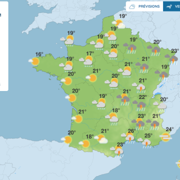 Changement de Temps en France: Baisse des Températures et Précipitations à Venir