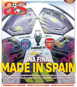 Finale de la Ligue des champions : Duel espagnol entre Arsenal et PSG