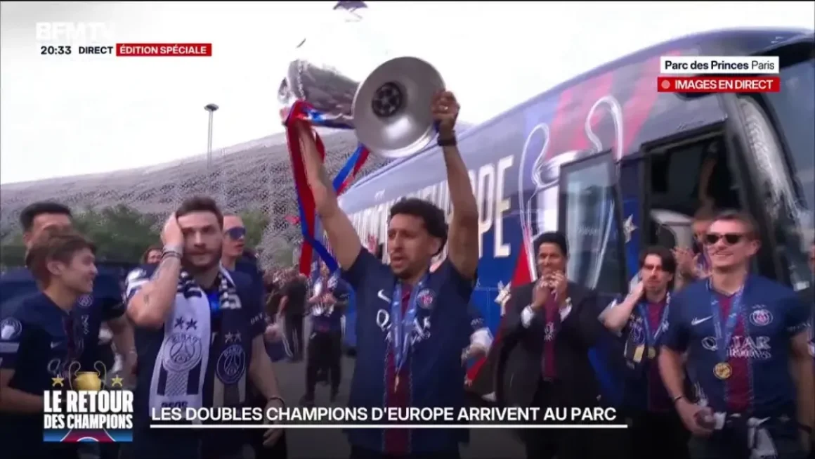 Les champions d’Europe accueillis au Parc des Princes