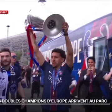 Les champions d’Europe accueillis au Parc des Princes