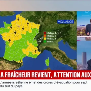 Alerte Canicule et Orages en France
