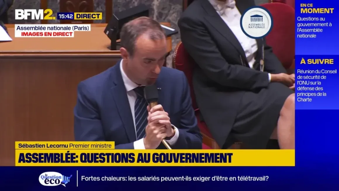 Le Premier ministre Sébastien Lecornu s’exprime à l’Assemblée