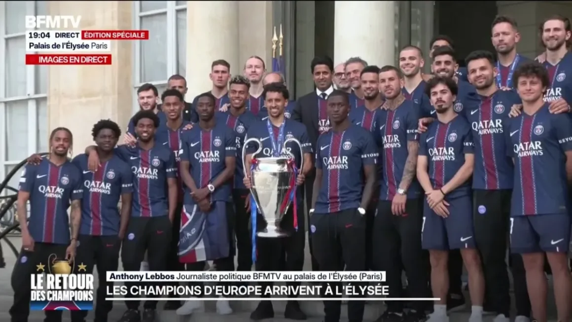 Les Champions d’Europe Accueillis à l’Élysée