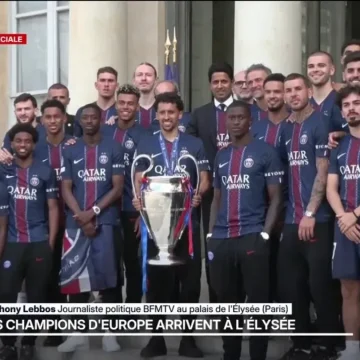 Les Champions d’Europe Accueillis à l’Élysée