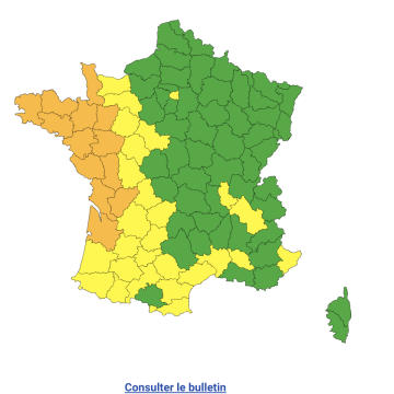 Vigilance orange canicule pour 13 départements en France