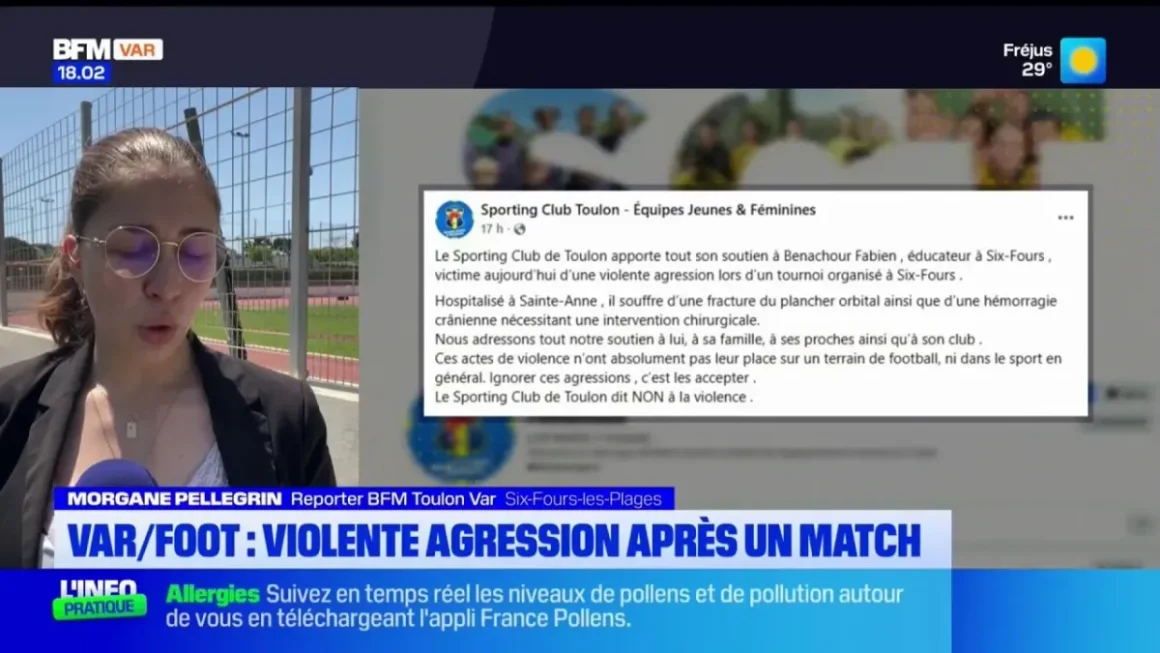 Incidents violents dans un club de football varois