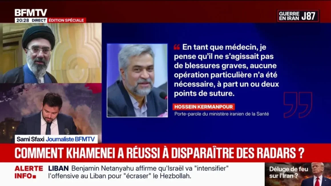 Mojtaba Khamenei hospitalisé pour des blessures mineures