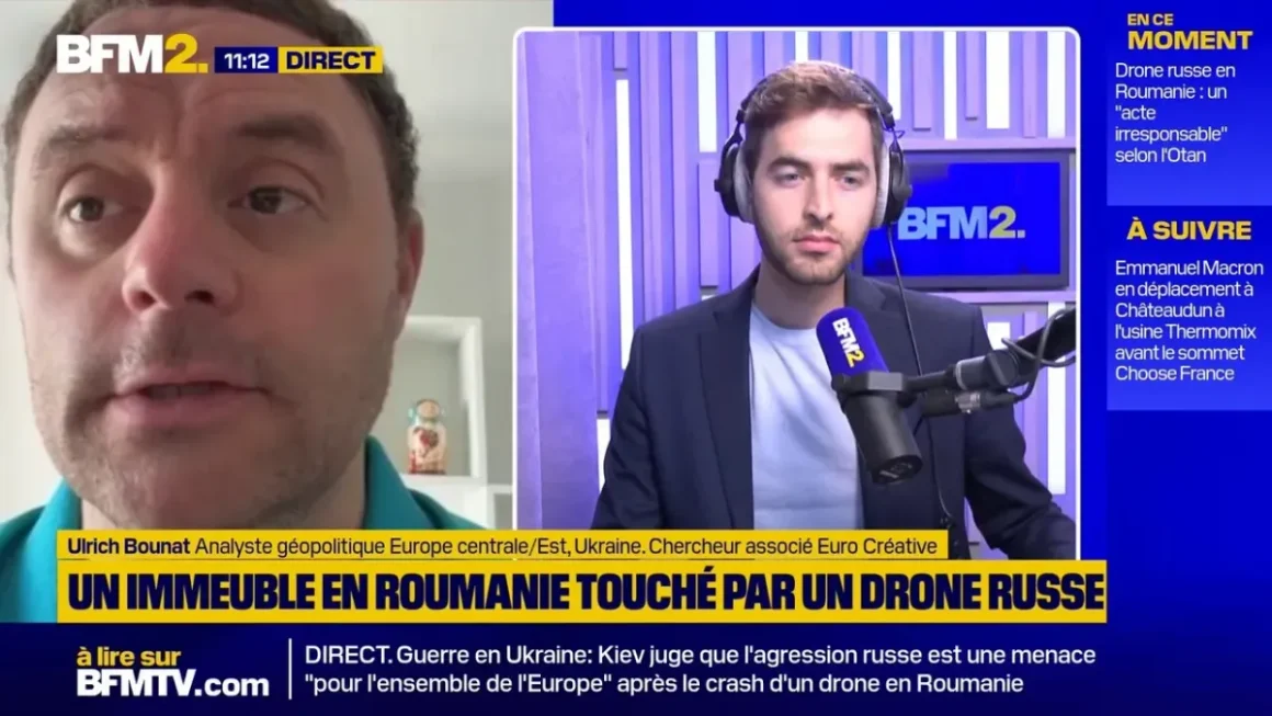 Réaction d’Ulrich Bounat au crash d’un drone russe en Roumanie