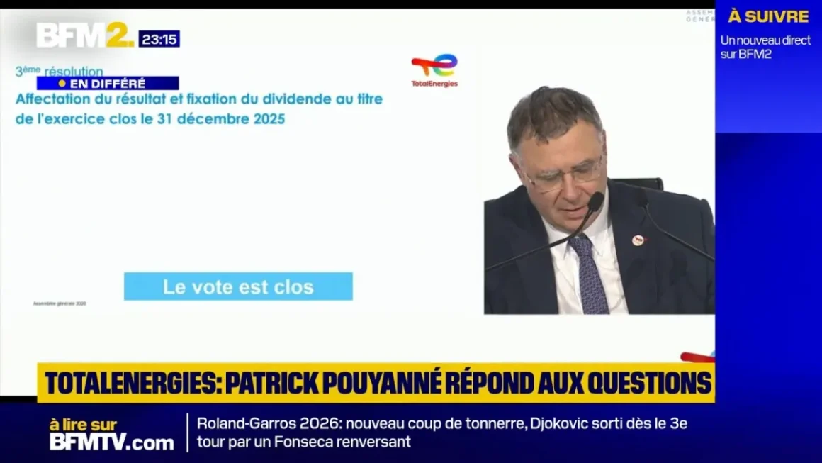 Patrick Pouyanné à l’assemblée générale de TotalEnergies