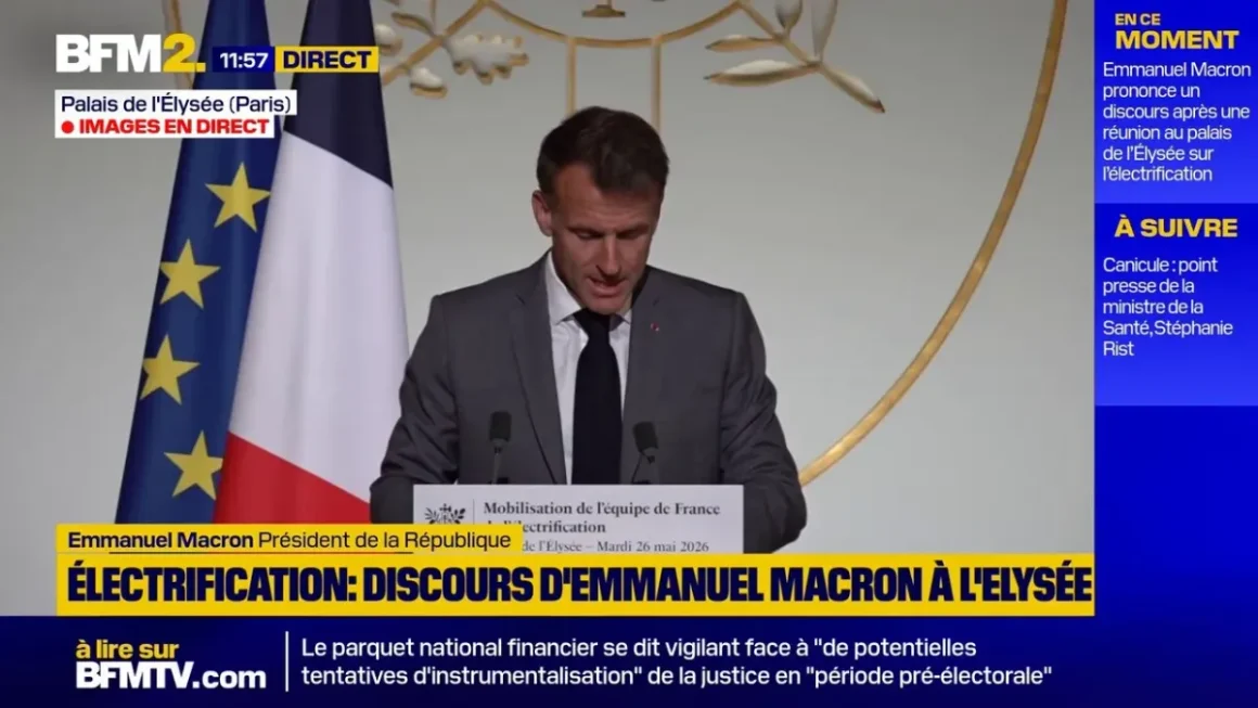 Discours d’Emmanuel Macron sur l’électrification