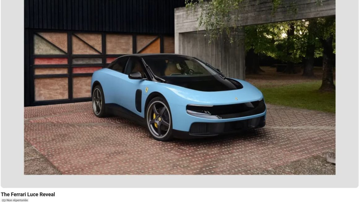 Ferrari et son Premier Modèle Électrique : La Luce Fait Débat