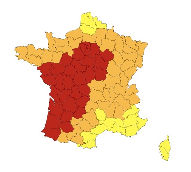 0cedbc03-188c-4832-87b6-7dfb49ac7de2 Vigilance rouge canicule en France : 35 départements concernés