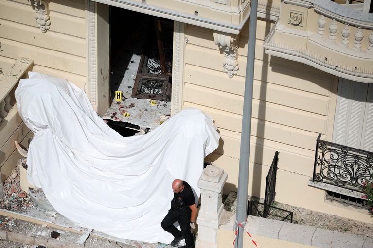 MONACO-FRANCE-EXPLOSION-POLICE-INVESTIGATION Vadim Ermolaev et l’attaque explosive à Monaco