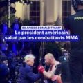 Trump fête ses 80 ans avec des combattants de MMA à la Maison Blanche