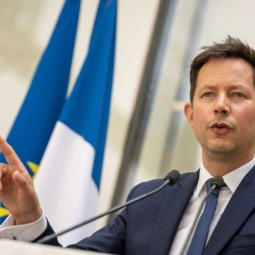 PARIS: Les Republicains party press conference François-Xavier Bellamy s’exprime sur la politique migratoire et l’Église