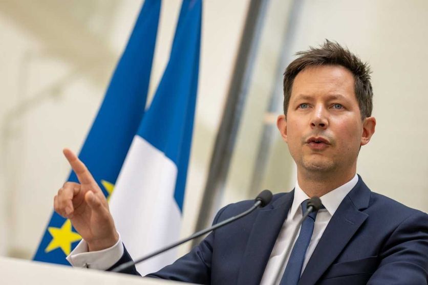 PARIS: Les Republicains party press conference François-Xavier Bellamy s’exprime sur la politique migratoire et l’Église