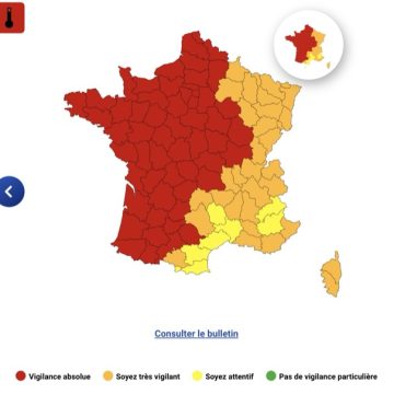 4044b778-5b04-4f8c-8670-5ff3d9c9bff6 Vigilance Orange : 31 Départements touchés par la Canicule