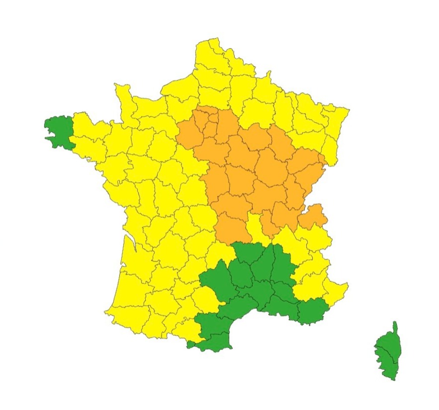 44afa78a-e397-4bde-bdaa-26957e344354 Vingt-six départements en vigilance orange canicule