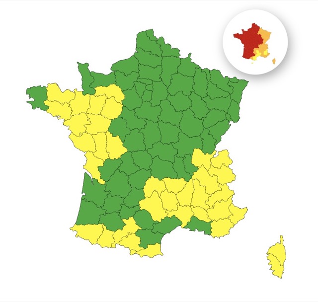 562a42b9-6f68-42e4-b563-2ac7bbe6def3 Alerte Météo : 35 Départements en Vigilance Jaune pour Orages