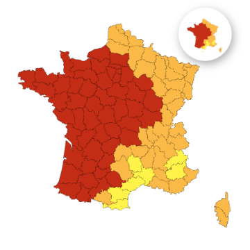 585ad707-f658-4c17-9193-173bdb08c255 Alerte Canicule en France: 54 Départements en Vigilance Rouge