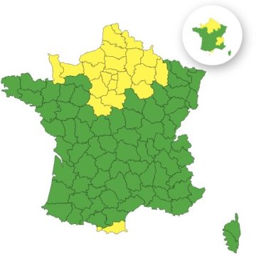 Météo-France émet une alerte pour 25 départements