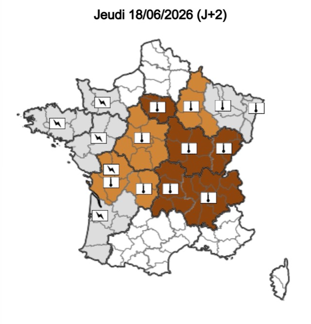 5e8ab4d3-d8a5-498f-b7ec-e14d37bbd650 Canicule imminente en France: Météo France émet une alerte orange