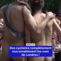 Des Cyclistes Nus Envahissent Londres pour une Cause