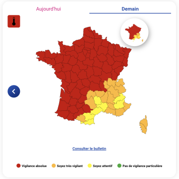 63bf4ac6-dab9-4ac3-a2cd-ade3523a8bf1 72 départements en vigilance rouge canicule