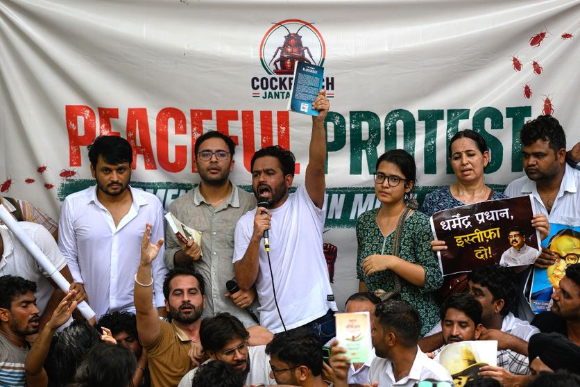 88ecadba-e4b2-40be-9f98-7031936ad9db Manifestation du Parti du peuple des cafards en Inde