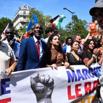 Jean-Luc Mélenchon et la marche contre le racisme