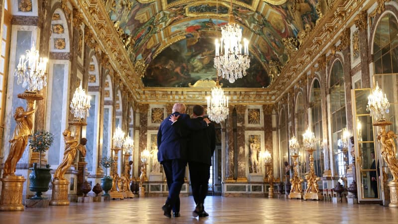 8f4f0c1b-99fe-4b4f-8cd8-79607877cf40 Emmanuel Macron et Donald Trump : Rencontre à Versailles