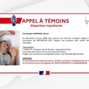 Disparition Inquiétante d&rsquo;un Homme à Reitwiller
