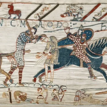 La tapisserie de Bayeux en voyage vers le British Museum