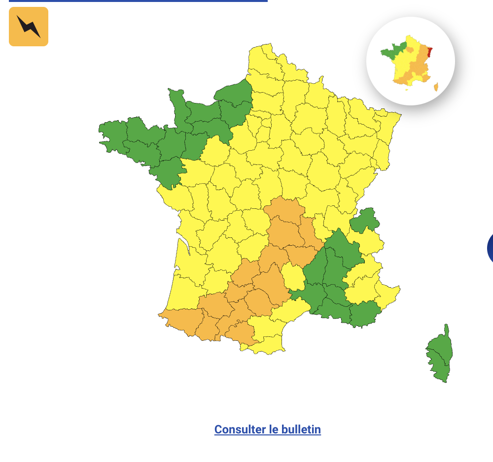 a67b7153-7fb8-41fb-b42a-712054846967 Alerte Orages : Vigilance Orange dans 14 Départements