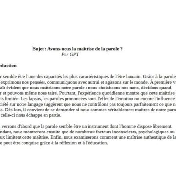 L’épreuve de philosophie du baccalauréat 2026 : des IA à l’évaluation